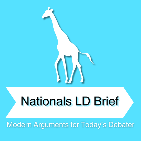 Lincoln Douglas Debate Brief. Research and Evidence for the NSDA National Tournament